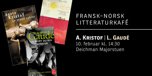 fransk-norsk litteraturkafé, plakat