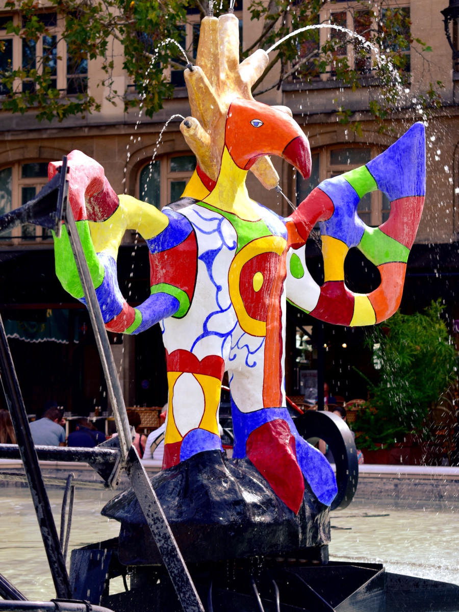 Niki de Saint Phalle – Fontaine Stravinsky, Paris